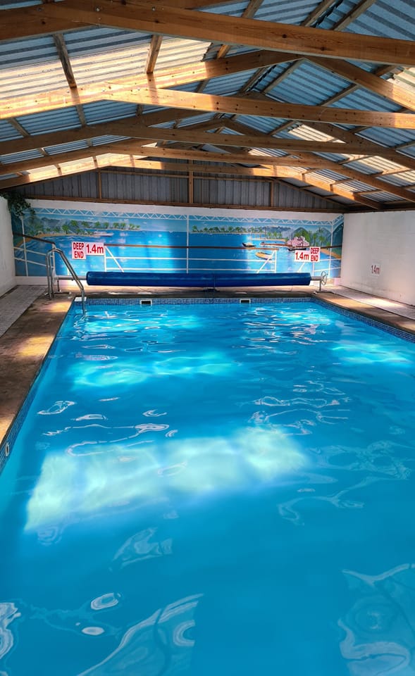 Courtyard Holiday Cottages Wigtown, view of the indoor swimming pool